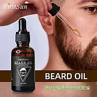 Мужское масло для бороды для гладкости и блеска Firstsun Beard Oil for sleek and shiny (30 ml)