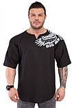 Топ-футболка чорна BigSam 3243, фото 2