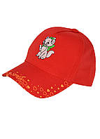 Кепочка для дівчинки 6-24 місяців з нашивкою кішечка