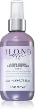 Спрей-кондиціонер для освітленого волосся Inebrya Age Therapy Bi-Phase Blonde Conditioner 200 мл.