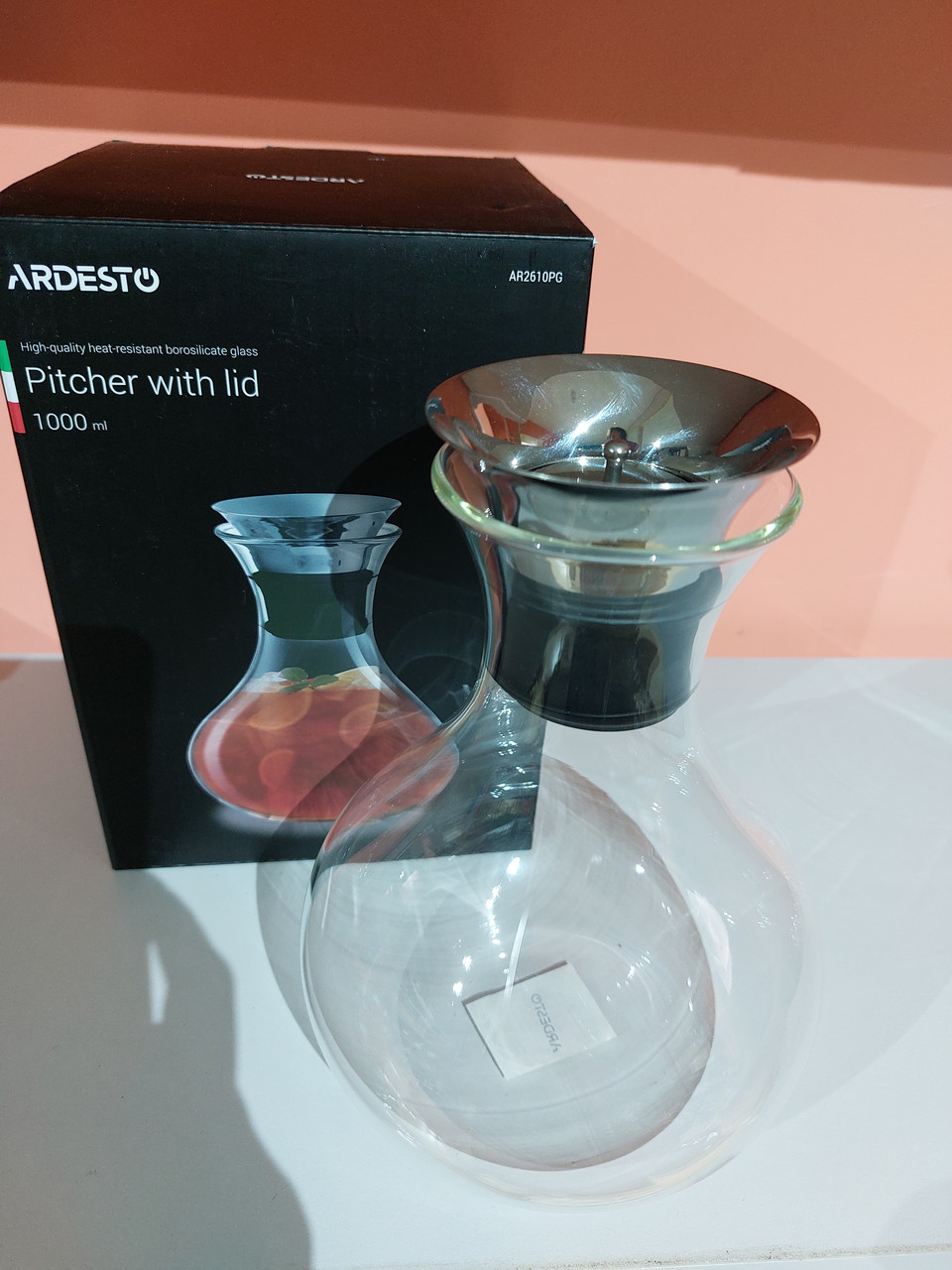 Глечик Ardesto (Ардесто) з кришкою 1л, фото 1