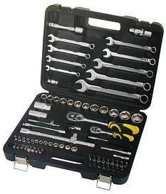 Набір інструментів професійний 1/4" і 1/2" на 82 предмети 70008