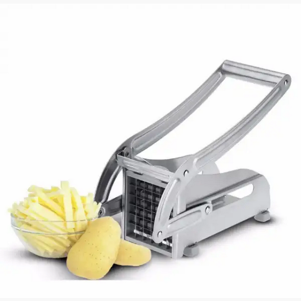 Машинка для нарізки картопля фрі ручна Potato Chipper Silver