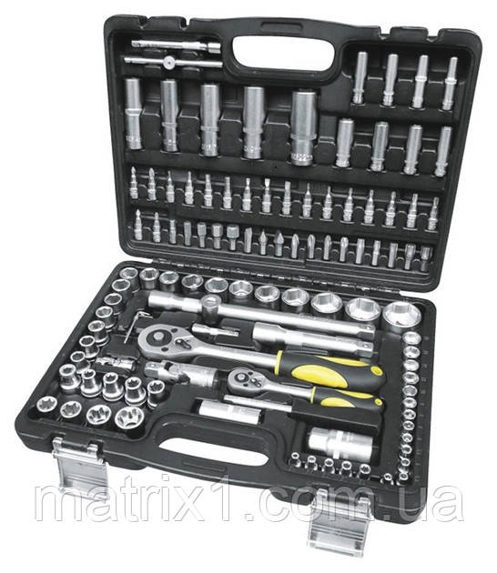 Набір інструментів професійний 1/4" і 1/2" на 108 предмети 70006, фото 1