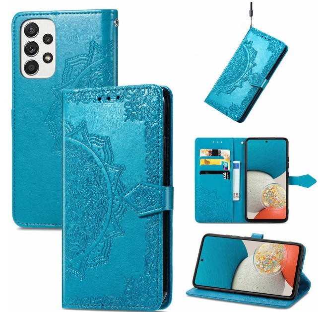 Чохол Vintage для Samsung Galaxy A33 5G / A336F книжка з візитницею Синій