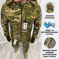 Куртка Тактическая Утеплённая Экстрафлис Combat MONT SOFT SHELL Армейская Камуфляж Флис