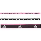 Спортивні пов'язки на голову Adidas 3 шт. Shadow Maroon/Black/Bliss Pink, фото 3