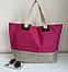 Барвиста пляжна сумка рожева, фото 2