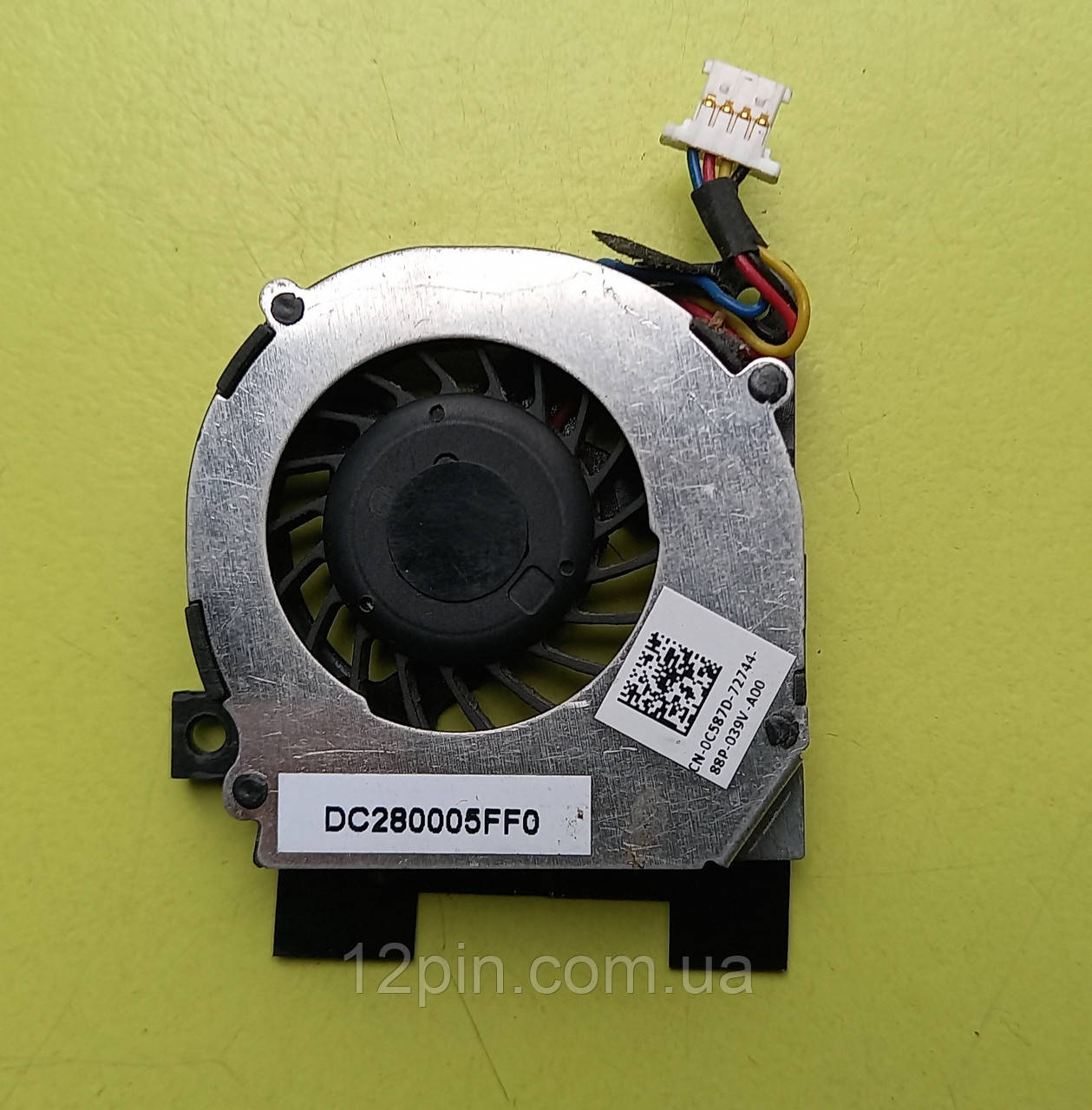 Кулер Dell Latitude E4200 б.у. оригінал., фото 1