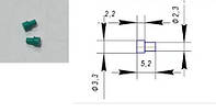 BKL15 Ущільнювач у бойок клапана Carimali і т.д. (5,2 * 3,3) Viton