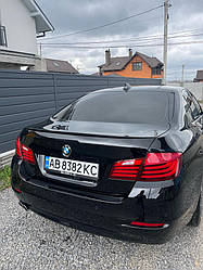 Спойлер BMW F10 тюнінг сабля стиль M5 (ABS пластик, чорний глянець)