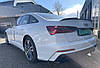 Дифузор Audi A6 C8 S-line  тюнінг спідниця обвіс заднього бампера (V2), фото 3