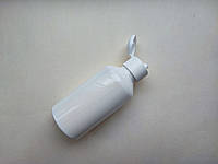 215мл/28мм Круглый белый ПЭТ с крышкой белой флип-топ 28 мм,бутылка, флакон, пластиковый