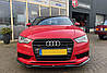 Спліттер Audi A3 8V S-line / S3 8V (12-16) Sportback елерон тюнінг обвіс, фото 9