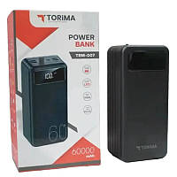 Power bank устройство для смартфона Torima 60000 mah внешняя зарядка для телефона переносной аккумулятор