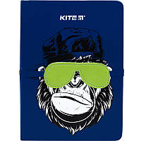 Блокнот Kite Blue monkey K22-464-3, В6, 96 листов, клетка