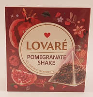 Чай черный Ловаре Гранатовый шейк Lovare Pomegranate Shake в пирамидах 15 шт по 2 г