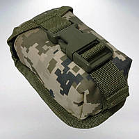 Подсумок тактический под гранаты РГД, Ф1, П67 12х10х6 см Molle Пиксель