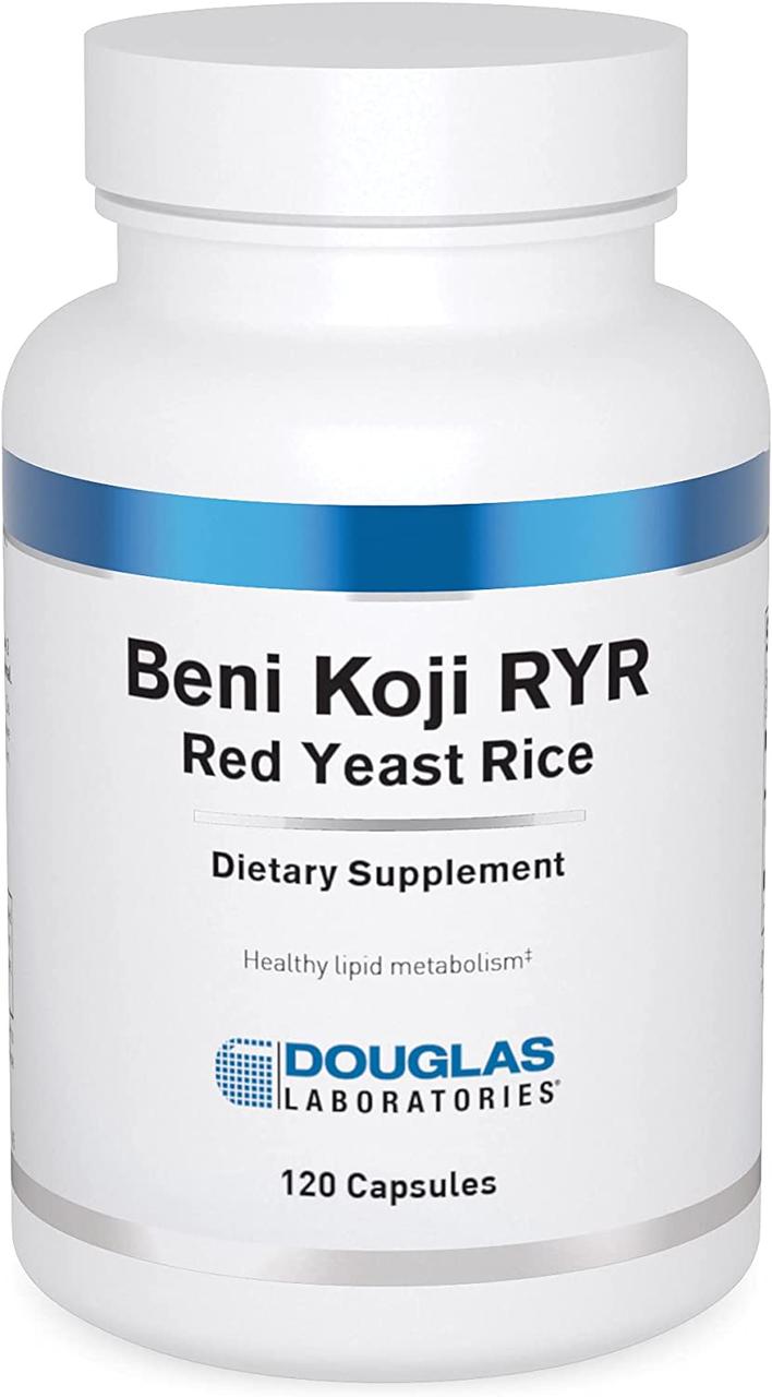 Douglas Laboratories Beni Koji Red Yeast Rice / Червоний дріжджовий рис здоровий метаболізм ліпідів 120 капсул