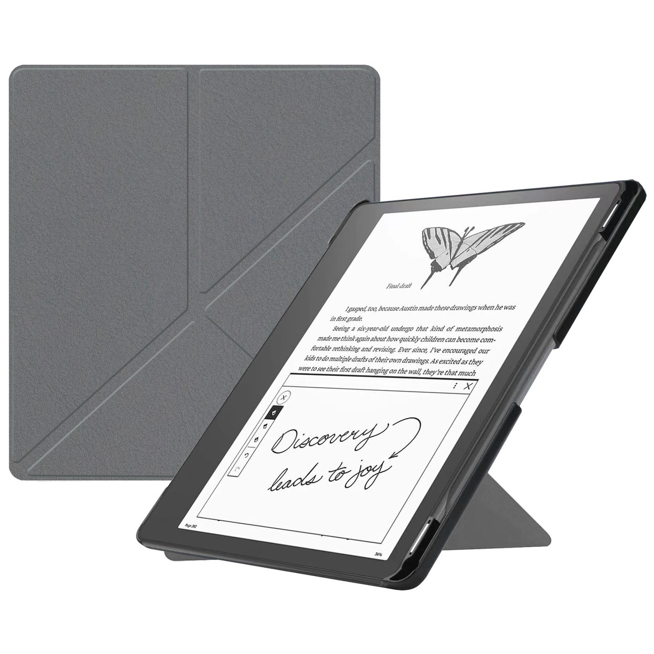 Чохол Galeo Origami для Amazon Kindle Scribe Grey, фото 1