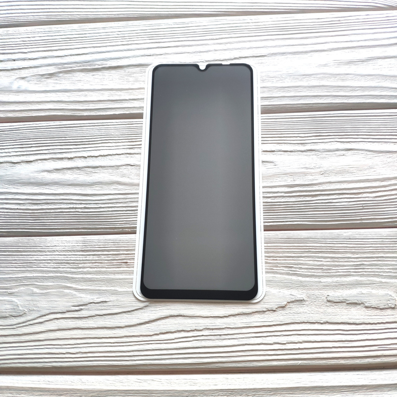 Захисне скло Антишпигун для Xiaomi Redmi 12C Full Glue Чорне