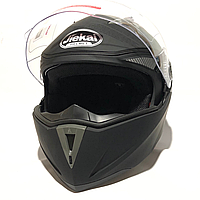 Шлем 105 черный матовый трансформер М 57-58 см Jiekai