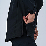 Куртка Тактична COMBAT SOFT - SHELL Армійська Демісезонна Військова Чорна, фото 4