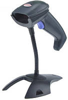 Сканер дротовий Asianwell 2055 на підставці USB лазер, чорний