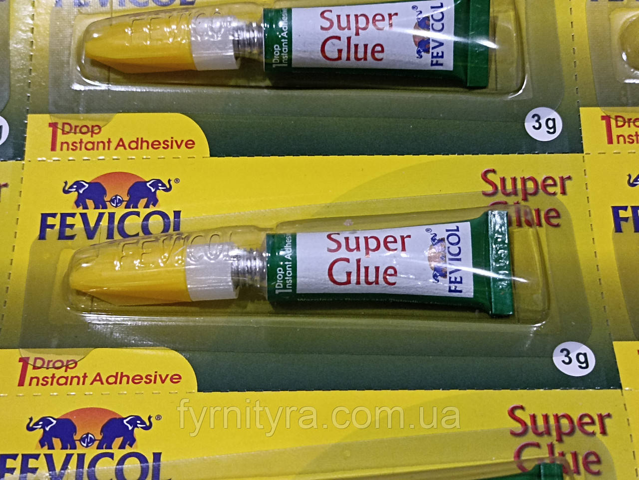 Суперклей Fevicol Super Glue пластик, метал, скло, кераміка...