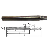 Развертка ручная коническая винтовая 20 мм цх 1:50 9ХС