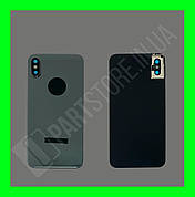 Кришка iPhone X Space Grey зі склом камери