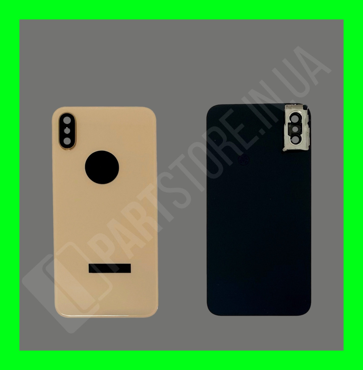 Кришка iPhone XS Gold зі склом камери оригінал
