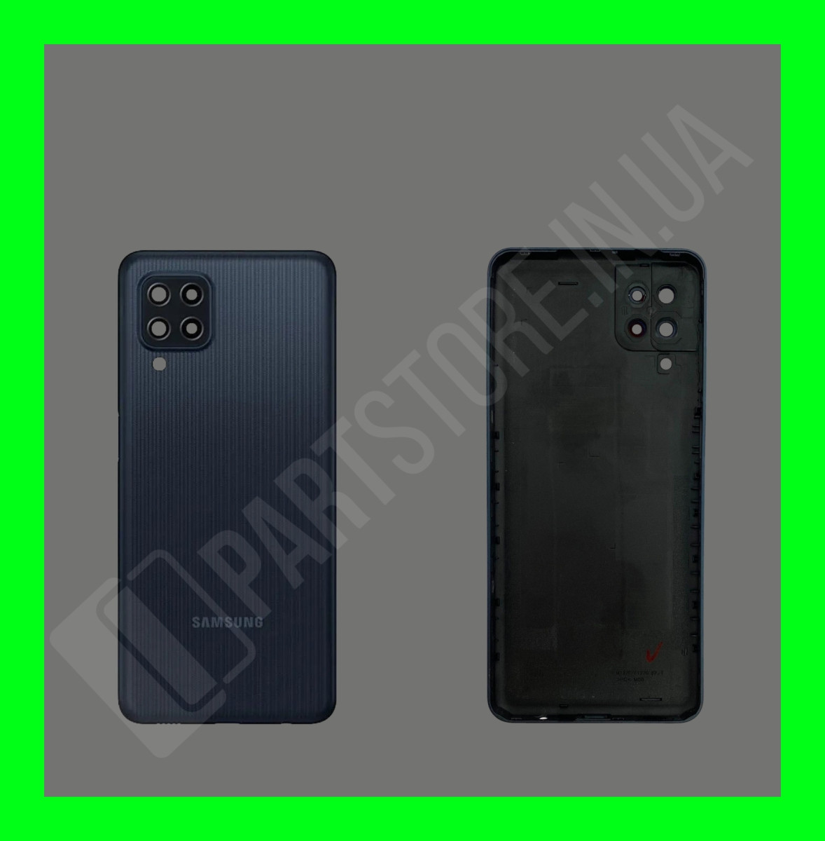 Кришка Samsung M22 M225 Black зі склом камери