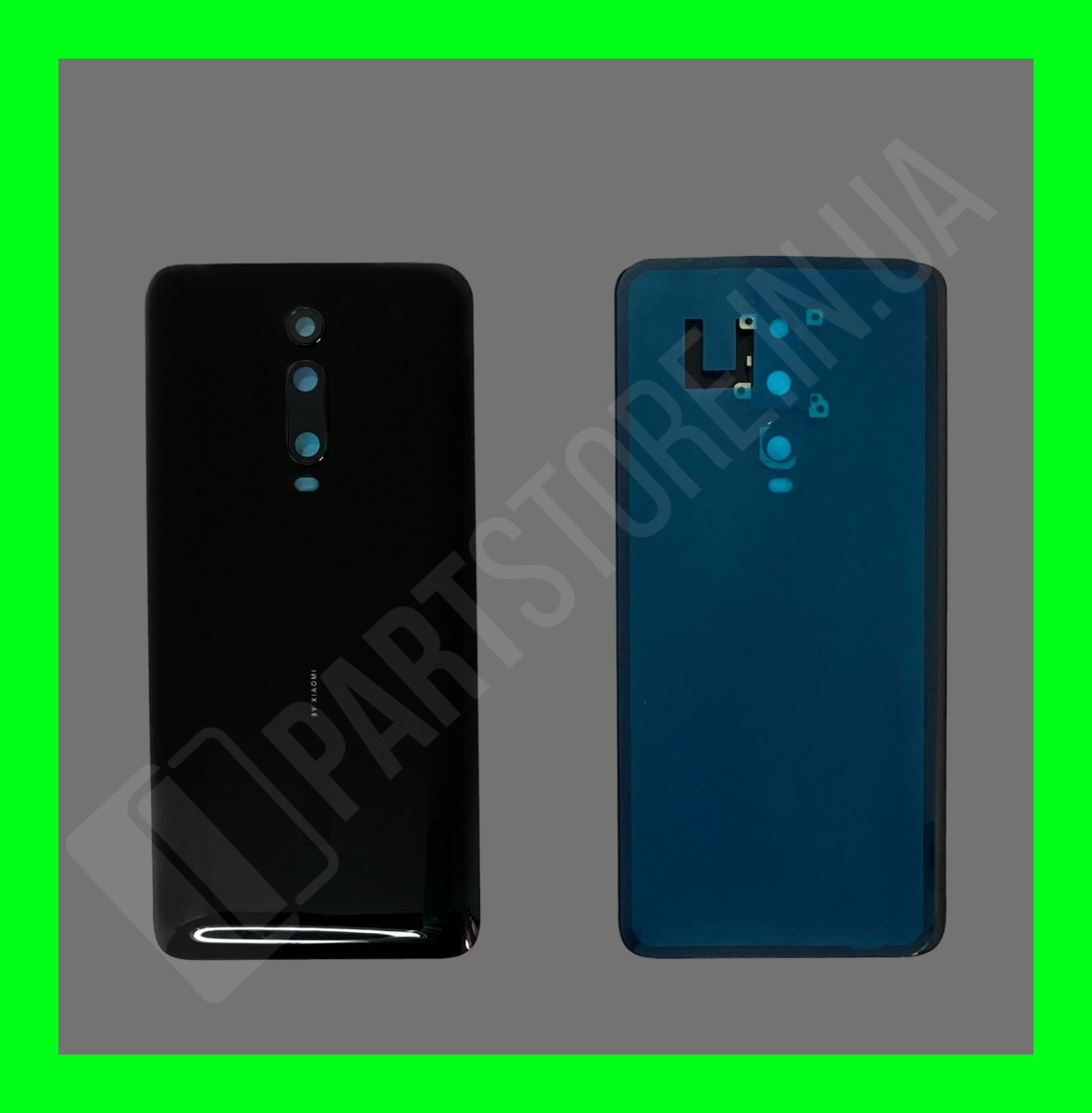 Кришка Xiaomi Mi 9T/Redmi K20/Redmi K20 Pro Black зі склом камери