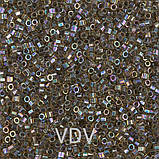 DBC-89 Бісер Miyuki Delica Beads Cut 11/0 (рубка, сіро-пісочний) 5 г., фото 2