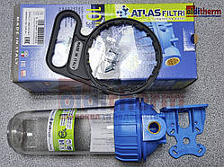 Фільтр-колба 1/2" Atlas Filtri PLUS 3P KIT (комплект із настінним кріпленням та ключем)