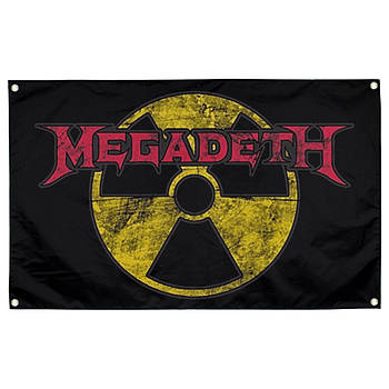 Прапор Megadeth (logo radiation) sfc-018