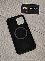 Кожаный чехол Leather Case (AA) with MagSafe для Apple iPhone 13 Pro Max (6.7") (Black) 55251