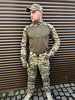Тактический весенний летний костюм Tactical мультикам. Мужской военный костюм ВСУ. Армейский летний костюм.