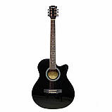 Гітара акустична Kaspar K206C BK (чохол, скарбничка, медіатор, струна, ключ), фото 3
