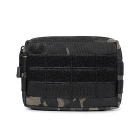 Малий утилітарний підсумок чорний мультикам multicam black 16,5х11,5х4см