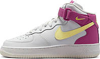 Кеды детские Nike AIR FORCE 1 MID (GS) бело-розовые DH2933-100