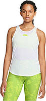 Майка женская Nike W NK DF ONE ICN CLSH TANK белая DM7651-100