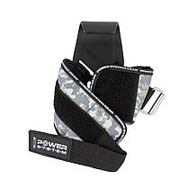 Гаки для тяги на зап'ястя Power System PS-3370 Hooks Camo Black/Grey XL, фото 4
