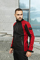 Мужская куртка ветровка S Intruder SoftShell Light iForce красная спортивная качественная практичная легкая КМ M