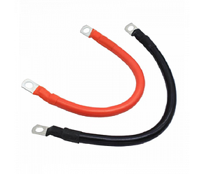 Перемички для АКБ 150мм 25 мм2 з 2 клемами М8 (пара)