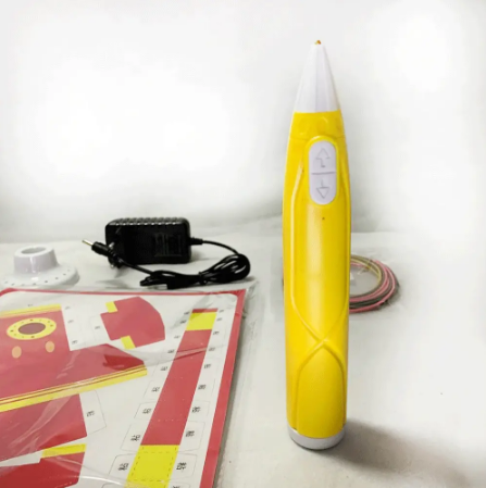 Ручка 3D-6-1 3D Жовта | 3Д ручка для малювання пластиком