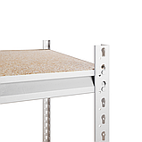 Стелаж для складу, архіву, магазину SECTOR 2000*1148*303 оцинкований із полицями 3 шт ДСП шліфованими, фото 3