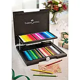 Набір олівців 72 шт Polychromos Faber-Castell (кольорові художні у дерев’яному пеналі) 110072, фото 7