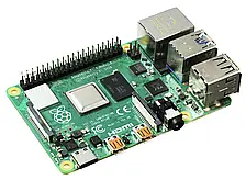 Raspberry Pi 4B, Broadcom BCM2711, 4 ядра 1,5 ГГц, GPU VideoCore VI 500 МГц, LPDDR2 SDRAM 2 Гб